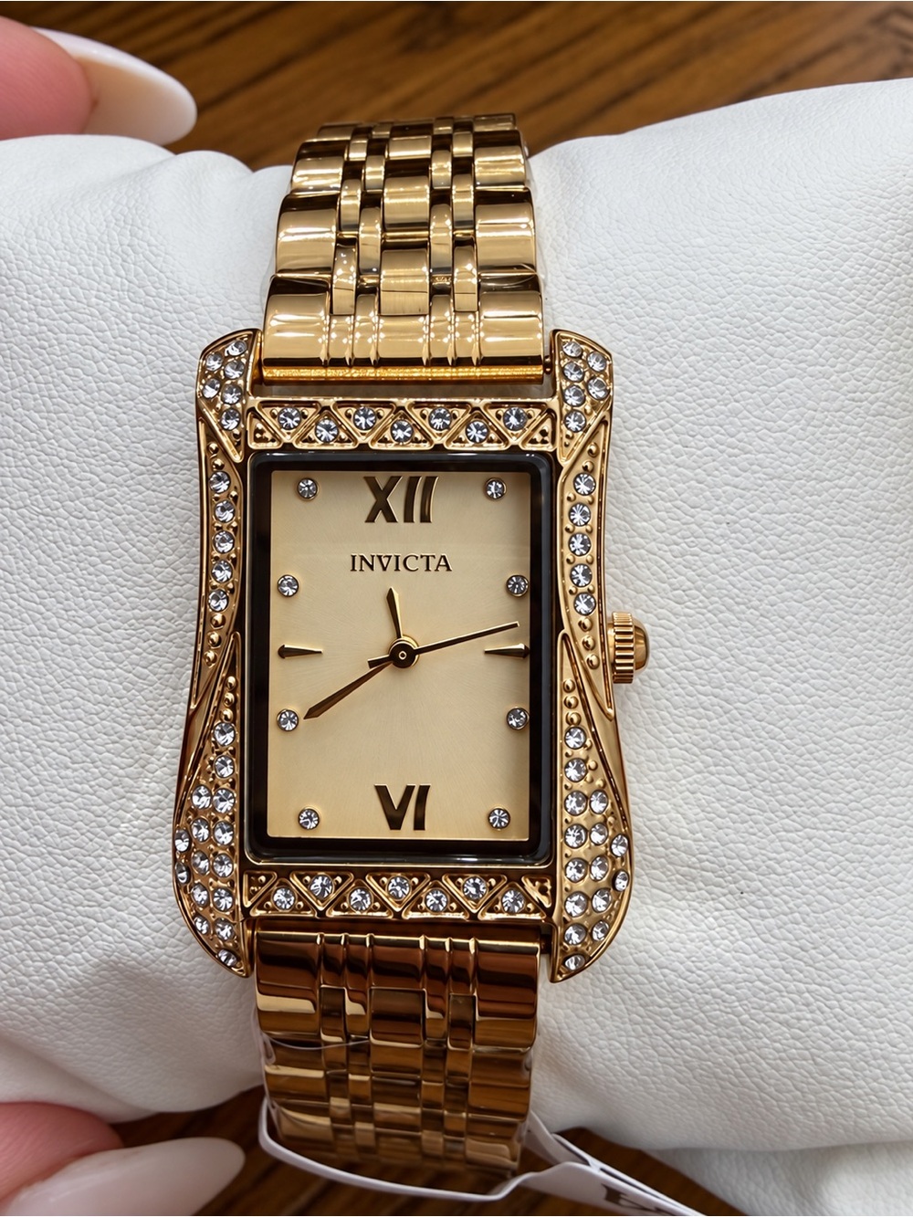 Invicta Wildflower Gold Crystal-Accent Women's  Watch